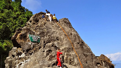 Himalayan Mountaineering Institute (HMI) and Tenzing Rock